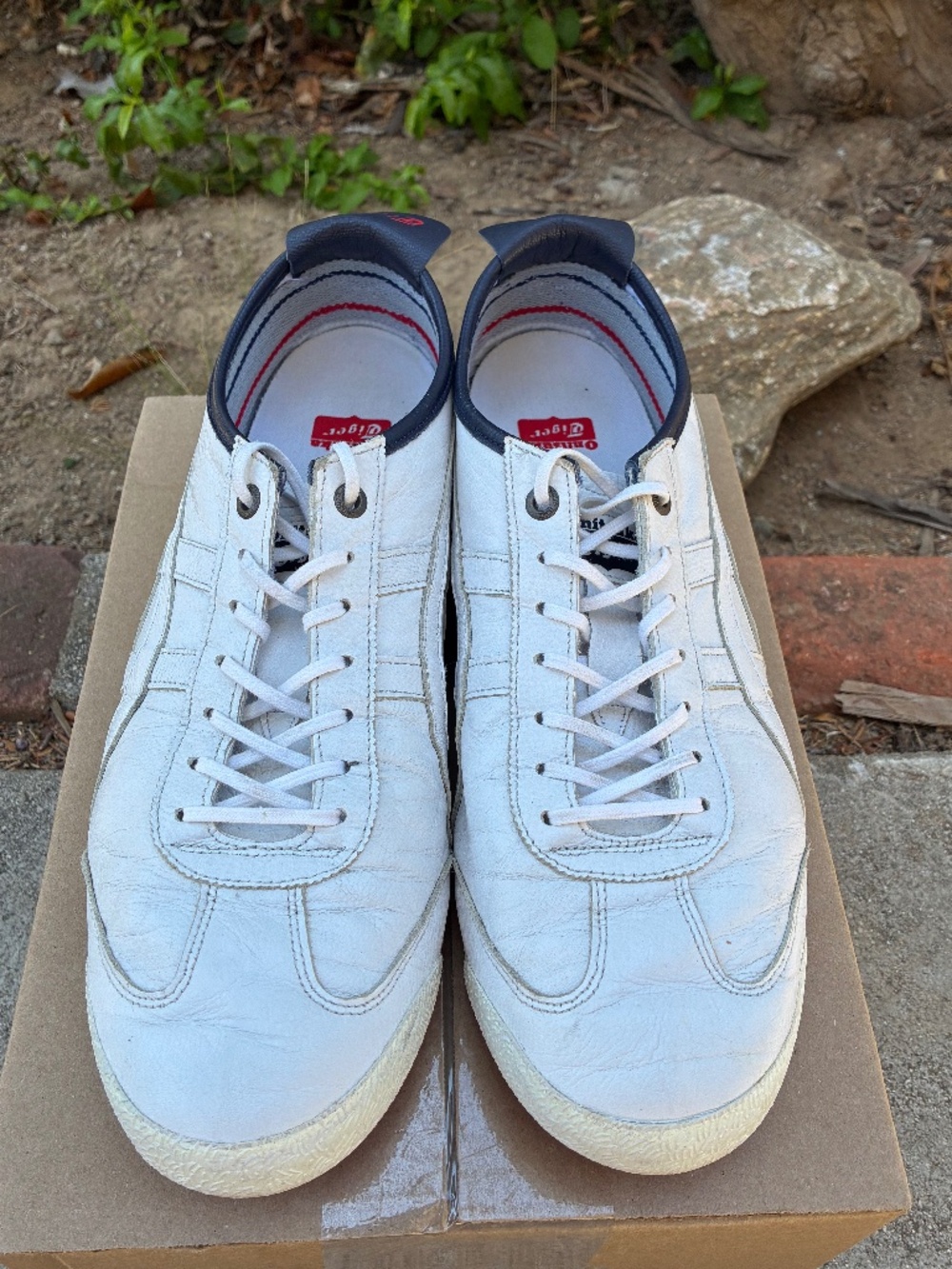 Pre-owned Men's Onitsuka Tiger MEXICO 66 SD White / Blue US Sz 10